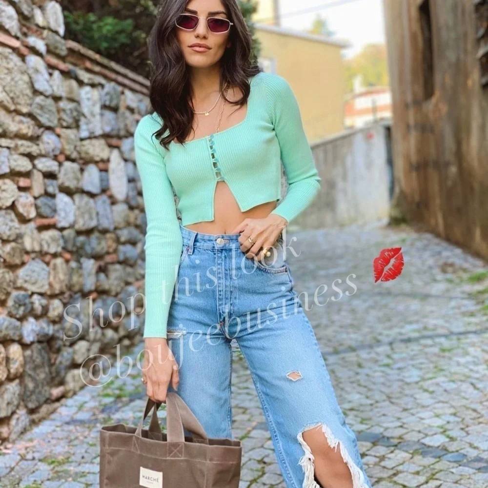 ZARA Knit Cropped Jacket